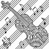 Violin coloring Page  ColorFLY Music Sheets sketch template