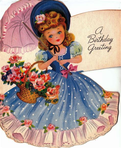 Vintage birthday cards, Vintage greeting cards, Vintage birthday