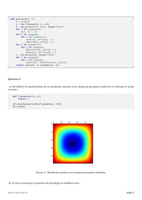 Équation de Poisson - Corrigé - AlloSchool