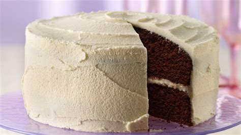 Delicious Chocolate Cake with White Frosting Recipe - BettyCrocker.com