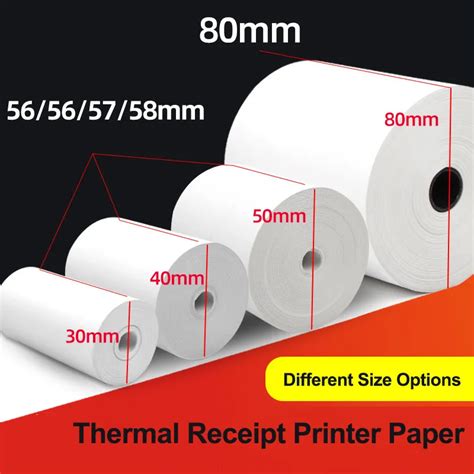 Thermal Paper 58mm 80mm Paper for Thermal Receipt Printer Pos Receipt Printer|Printers| - AliExpress