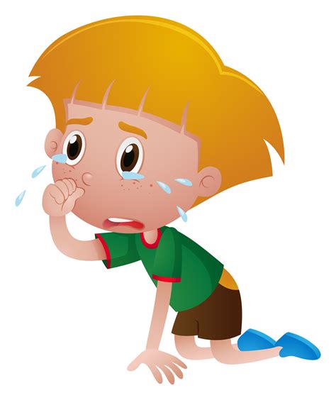 Children Crying Clip Art