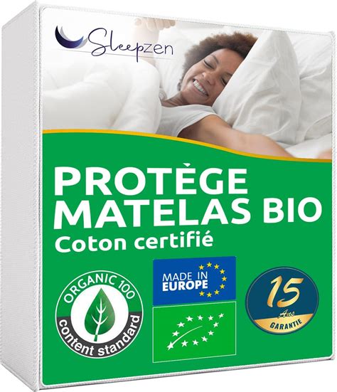 DODO | Protège-Matelas Absorbant Molleton Coton 140x190 | pour lit 2 Personnes | Protège-Matelas ...