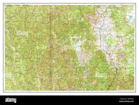 Weed, California, map 1958, 1:250000, United States of America by Timeless Maps, data U.S ...