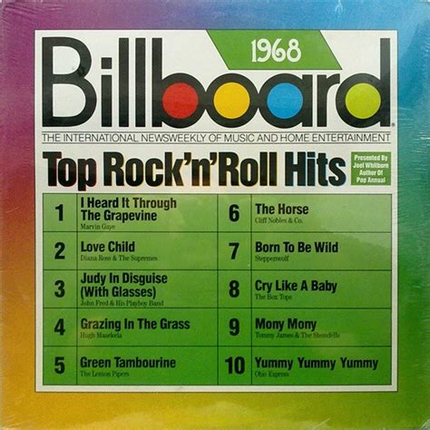 Billboard Top Rock'N'Roll Hits - 1968 (1988, Vinyl) | Discogs