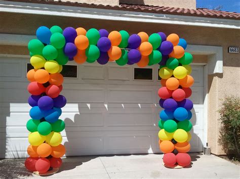 square balloon arch | Arco de globos, Decoración con globos, Decoración de fiestas infantiles