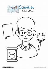 Scientist Coloring Pages For Kids – Free Printables  Art & Craft sketch template