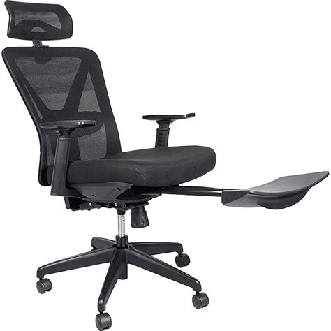 Amazon.com: Bonzy Home Reclining Office Chair - 300 LB Capacity Ergonomic Computer Mesh Recliner ...