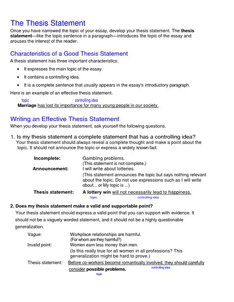 college thesis template - Google Search | Thesis statement examples ...