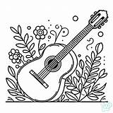 25 Guitar Coloring Pages  Free PDF Download sketch template