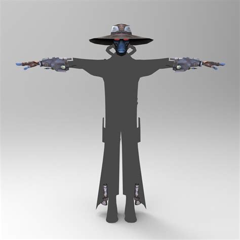 Cad Bane Bounty Hunter Wearable Head With Hat Template for EVA - Etsy