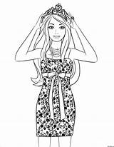 Barbie Coloring Pages  ColoringBay sketch template