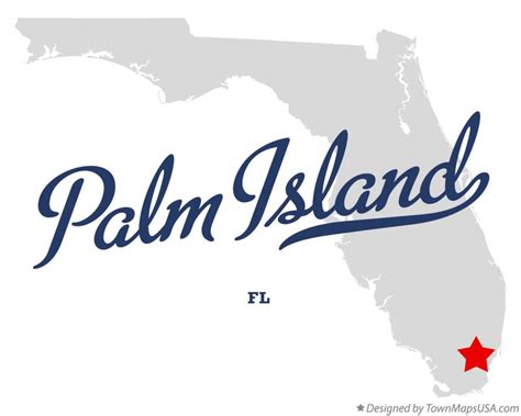 Map Of Palm Island Florida - Western Europe Map