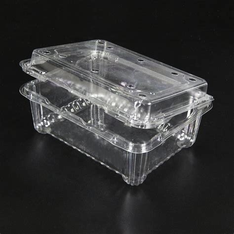 Hot-sale eco friendly clamshell packaging clear plastic clamshell container use for fruit