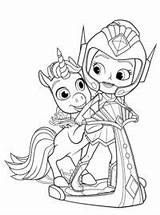 Rainbow Rangers Coloring Pages Free Printable Little Sorceresses sketch template