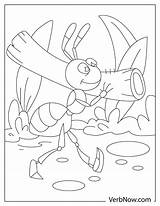 Free Ant Coloring Pages For Download Printable PDF sketch template