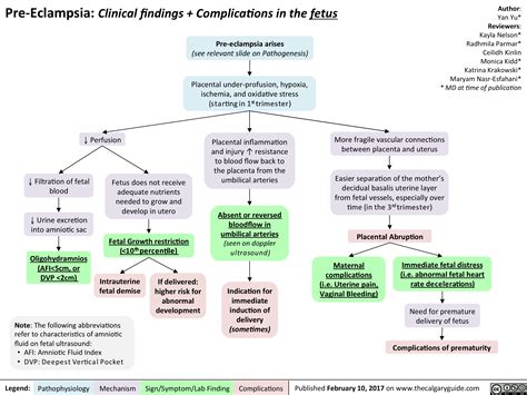 Pre-Eclampsia: Clinical findings + Complications in the fetus | Calgary ...