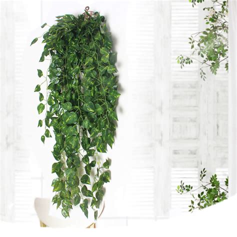 YouLoveIt 2 Bunch Artificial Ivy Vine Fake Foliage Hanging Leaf Garland Plants Artificial Plants ...