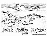 Coloring Pages Fighter Jets sketch template