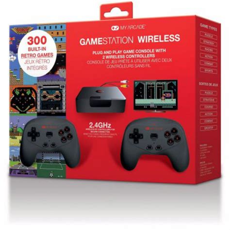 DG-DGUN-2923 MYARCADE GAMESTATION WIRELESS 300 GAMES #dreamGEAR | Retro games console, Game ...