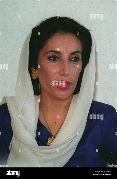 BENAZIR BHUTTO PRIME MINISTER OF PAKISTAN 27 October 1993 Stock Photo ...