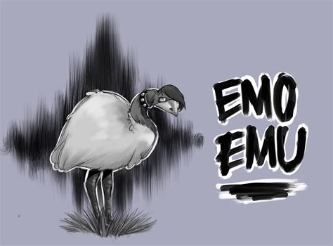 Emo Emu by devpose on DeviantArt