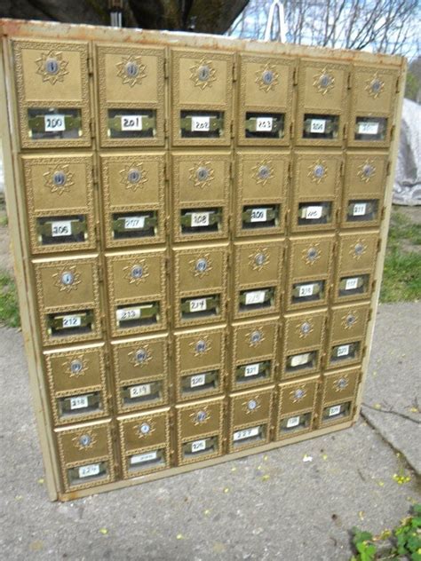 30 bronze brass door POSTAL POST OFFICE mail box boxes by score571