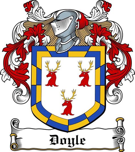 Doyle Family Crest / Irish Coat of Arms Image Download | Coat of arms ...