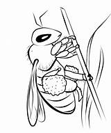Free Printable Bee Coloring Pages For Kids sketch template