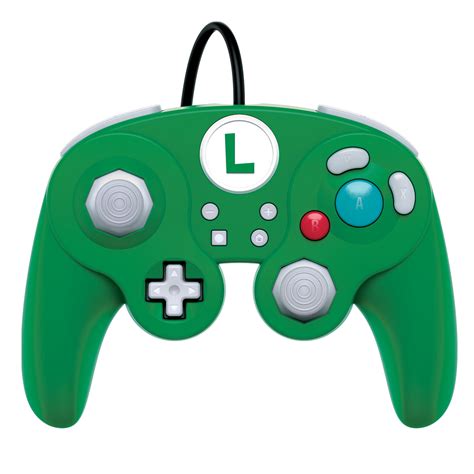 PDP Fight Pad Pro Wired Controller for Nintendo Switch Super Smash Bros. Ultimate Luigi Edition ...