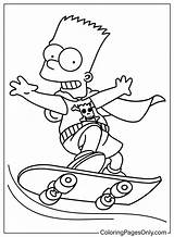95 Simpsons Coloring Pages  ColoringPagesOnlycom sketch template