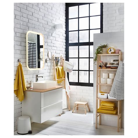 IKEA - VILTO Shelf unit birch | Yellow bathroom decor, Ikea bathroom accessories, Stylish bathroom