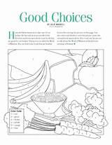 Making Good Choices Coloring Page Pages sketch template