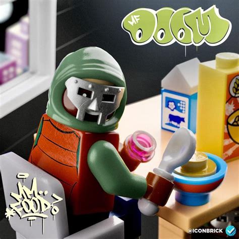 Iconbrick on Instagram: "MF DOOM - Mm..Food @mfdoom #lego #legobuildday #mfdoom #mmfood" | Mf ...