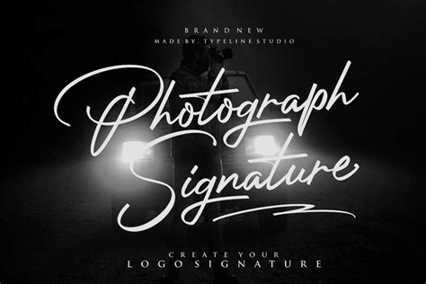 Photograph Signature Logo fonts (269187)