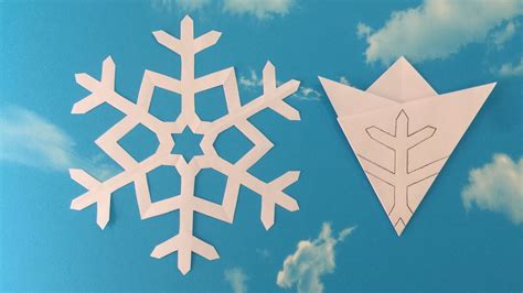 Paper Snowflake #01 | How To Make A Paper Snowflakes Step by Step Tutorial - YouTube