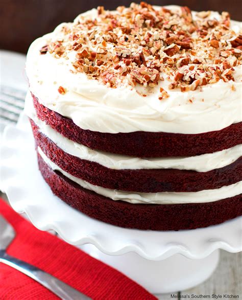 Red Velvet Layer Cake - melissassouthernstylekitchen.com