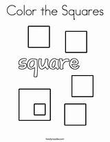 Color The Squares Coloring Page  Twisty Noodle sketch template