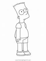 Bart Simpson Coloring Page For Kids  Free Maggie Printable sketch template