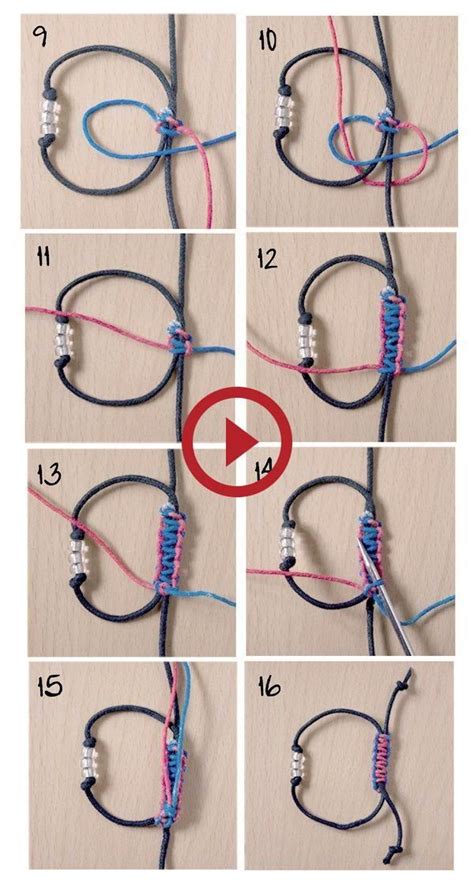 Square Sliding Knot Tutorial - making | Diy bracelets tutorials ...