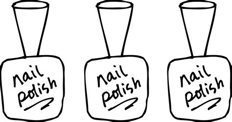 nail polish coloring pages - Clip Art Library