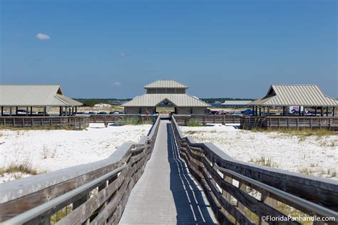 Overview of Navarre Beach Marine Park on Santa Rosa Island