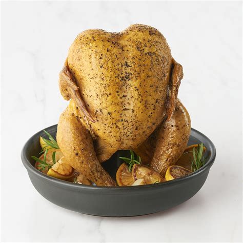 The Superior Vertical Chicken Roasting Pan - Hammacher Schlemmer