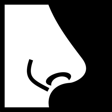 Nose side icon | Game-icons.net