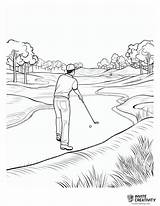 Golf Coloring Pages Free Printable PDFs  Invite Creativity sketch template