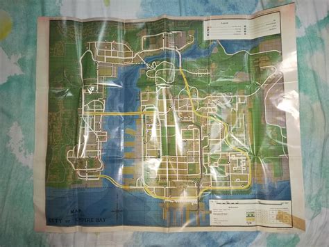 Found something today. A map of The Empire Bay from a physical copy of ...