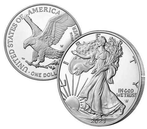 2023-W Proof Silver Eagle – Steinmetz Coins & Currency