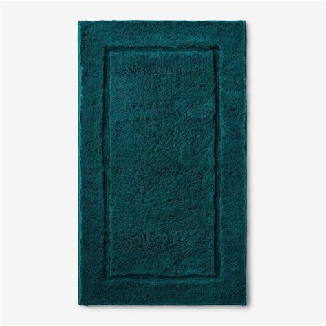 The Company Store Legends Forest Green 34 in. x 21 in. Cotton Bath Rug VK75-21X34-FOR-GRN - The ...