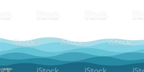 Abstract Blue Wave Stock Illustration - Download Image Now - Wave - Water, Wave Pattern, Water ...
