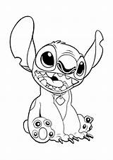 Lilo And Stitch coloring Page To Print For Children  sketch template